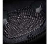 PHONME per Au-di Q5 Sportback 2021-2023 Auto Tappetini per Bagagliaio in Pelle Vasca Baule Fodera Antiscivolo Tappetino Tappeto Protezione Interni Accessori,Black-Beige