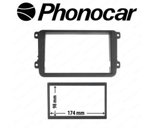 Phonocar 03461 Mascherina AutoRadio 2DIN VW Golf 5 6 Scirocco Passat Polo Sea...
