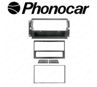 Kit di fissaggio per autoradio 1/2 DIN Nissan Cube colore nero