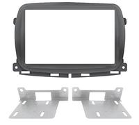 Phonocar 03748 Mascherina 2 Din per Fiat 500 16- colore nero lucido