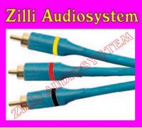 Phonocar 05906 Prolunga audio-video doppia schermatura 3 RCA Lunghezza 500 cm