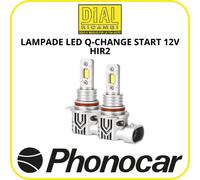 Phonocar 07359 - Lampade LED Quick Change Start HIR2 - 1800 lm (coppia)