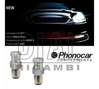 Phonocar 07718 coppia 2pz Lampada LED "Bulb Series" BAY15D CAN BUS