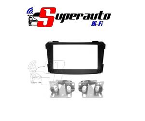 PHONOCAR 3/612 03612 Mascherina adattatore autoradio HYUNDAI I40 nero 2DIN