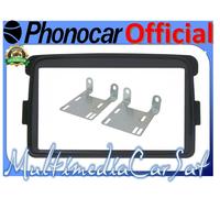 Phonocar 3642 Mascherina Autoradio Nero Lucido Dacia Dokker Duster Lodgy Sandero
