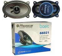 PHONOCAR 66021 120W MAX KIT 2 CASSE MULTIMARCHE AUTO ALTOPARLANTI OVALI 4X6"