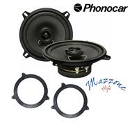 PHONOCAR 66023 Kit 2 13cm casse BMW SERIE 3 1998 SUPPORTI ANTERIORI E POSTERIORI