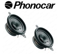 66120 PHONOCAR Coppia Casse Altoparlanti Doppio Cono 87 Mm 40 Watt Fiat Punto