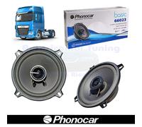 COPPIA ALTOPARLANTI COASSIALI 2 VIE 130MM 60W CASSE SPEAKER AUDIO 66023 PHONOCAR