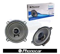 COPPIA ALTOPARLANTI COASSIALI 2 VIE 130MM 60W CASSE SPEAKER AUDIO 66023 PHONOCAR