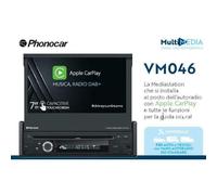 Phonocar VM046 mediastation DAB+ con monitor 7" motorizzato a scomparsa con let