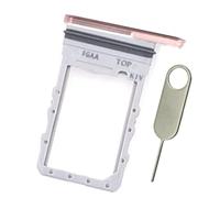 PHONSUN Supporto di ricambio per scheda SIM per Samsung Galaxy Z Flip 4 SM-F721U F7210 (oro rosa)