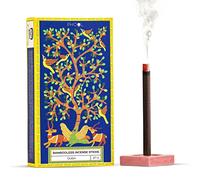 PHOOL Luxury Incense Bastoncini di incenso Bambooless, Oudh Dhoop per Pooja, meditazione e aarti, agarbatti senza fumo, senza sostanze chimiche naturali, senza fumo, con supporto per Dhoop gratuito
