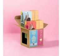 PHOOL LUXURY INCENSE Good Vibes - Confezione da 80 coni di incenso, 2 fragranze: rosa indiana e cedro bianco (arancione)