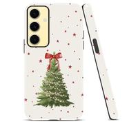 Phoona 2-in-1 Custodia Cover Natale per Samsung Galaxy S20 FE/S20 Lite 6.5" Antiurto Anticaduta, Disegni con Albero Fiocco Stella,Estetica Cellulare Case Custodie Protezione Fotocamera, Sfondo Nero