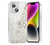 Phoona Cover per iPhone 16e 2025 6.1" Magnetica,Compatibile con MagSafe Custodia Trasparente Motivo Protettiva Antiurto Case Sottile Anti Ingiallimento Ragazze Cases,Leopardo d'oro