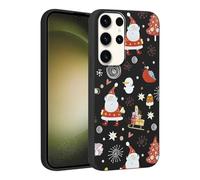 Phoona Natale Cover per Samsung Galaxy A16 5G 6.7",Cellulare Silicone Custodia telefono Aesthetic Motivo Disegno Protezione Fotocamera Antiurto AntiGraffio Christmas Case Ragazze,Babbo Natale B