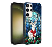 Phoona Natale Cover per Samsung Galaxy A16 5G 6.7",Cellulare Silicone Custodia telefono Aesthetic Motivo Disegno Protezione Fotocamera Antiurto AntiGraffio Christmas Case Ragazze,Cervo A