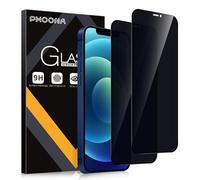 Phoona Privacy Vetro Temperato per Apple iPhone 12 mini 5.4",Durezza 9H,Antigraffio,Pellicola di Protezione del Vetro Antispy,Vetro Privacy Prova di Spia,2 Pezzi