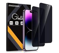 Phoona Privacy Vetro Temperato per iPhone 14 Pro 6.1",Durezza 9H,Antigraffio,Pellicola di Protezione del Vetro Antispy,Vetro Privacy Prova di Spia,2 Pezzi