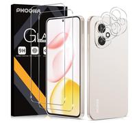 Phoona Vetro Temperato per Honor 400 5G, 2 Pezzi Pellicola Protettiva + 2 Pezzi Pellicola Fotocamera Protezione, Durezza 9H Glass, HD Anti-Graffio, Senza Bolle Vetrino Schermo