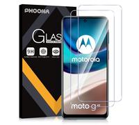 Phoona Vetro Temperato per Motorola Moto G42, 2 Pezzi Pellicola Protettiva per Motorola G42, Durezza 9H, Anti Graffio, Anti-Impronte, Senza Bolle(6,4 pollici)