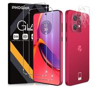 Phoona Vetro Temperato per Motorola Moto G84 5G, 2 Pezzi Pellicola Protettiva + 2 Pezzi Pellicola Fotocamera Protezione, Durezza 9H Glass, HD Anti-Graffio, Senza Bolle Vetrino Schermo