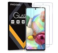 Phoona Vetro Temperato per Samsung Galaxy A71 4G/5G, 2 Pezzi Pellicola Protettiva per Samsung A71, Durezza 9H, Anti Graffio, Anti-Impronte, Senza Bolle(6,7 pollici)