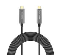 phoossno Cavo ottico USB Cavo USB 3.1 Tipo C 10Gbps 15M Compatibile con Microsoft Azure Logitech Camera Aver & Vaddio & Barco ClickShare Schermo touchscreen Kinect Intel RealSense