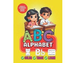 Phos Creatives ABC Alphabet Color, Trace and Learn (Tascabile)