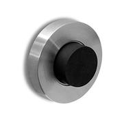 PHOS Design, TSW50-11, fermaporta da parete in acciaio inox con tampone di gomma, viti nascoste, fermaporta per maniglia, protezione da parete, piccolo buffer, discreto