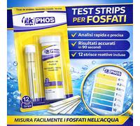 PHOS FTK STRIPS / Kit Analisi FOSFATI Piscine con 12 Strip Tester Piscina
