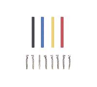 Phosphor Bronze Cartridge Connector Clips Tubes 8 Gold Plated Pins for Cartridges Turntable It