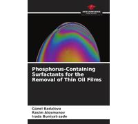 Phosphorus-Containing Surfactants for the Removal of Thin Oil Films