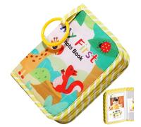 Photo Album, Picture Keepsake, Soft Cloth Memory Book, Growth Organizer, Durevole Scrapbook per Foster Families Photographers Enthusiasts Collectors First Birthday