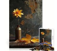 Photo Art Flowers III Puzzle per adolescenti 1000 pezzi Puzzle per la mente Rilassante Immagine da assemblare Regalo affettuoso (38x26cm)