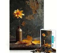 Photo Art Flowers III Puzzle per adulti 1000 pezzi Gioco per allenare la mente Gioco rilassante Immagine da assemblare Regalo artistico (38x52cm)