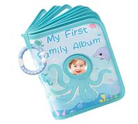 Photo Book For Baby, Baby Photo Album, First Soft Cloth Family Photo Book, Soft Cloth Octopus-Themed Holds 4X6Inch Photos Album For Kids Girl Grandparents Boy Home