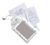 Photo Card Sleeve Photocard Protector Card Sleeves Keychain Zaino Decorazione per Photokard Business Bus PVC Business Case, d