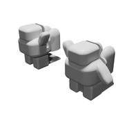 Photo Frame Stand Moon Man Design Glass Display Support 330x250mm