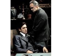 PHOTO IL PADRINO MARLON BRANDO E AL PACINO V002 422