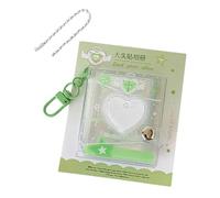 Photo Keyring - Compact Memory Case, Mini Album Holder, Double Side Display, Portable Image Storage | Backpack Accessory, Travel Asential, Party Favor, Family Present, Classroom Gift, Everyday Carry