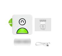 Photo Printer Pocket Thermal Label Printer Portable Bluetooth Wireless Receipt Label Sticker Printer Paper (Color: Green Color)
