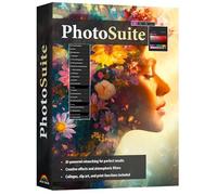 Photo Suite - AI Photo Editing Software for Beginners & Pros: Edit and Retouch Photos, Create Effects & Collages for Win 11 and 10