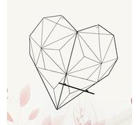 Photo Wall Ferro Photo Decorazione della parete Heart Grid Photo Wall