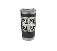 Photobooth Selfies Sunglasses Blue Merle Australian Shepherd Bicchiere termico in acciaio inox doppia parete