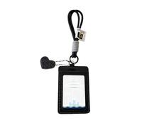 Photocard Holder - Cute Double Slots Ornaments with Heart Charm, Card Holder | Keychain for Purse Handbag Car School Birthday Christmas Valentines Daily Thanksgiving Party Offices Use 10.63x2.87in