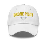 PhotoDroneGuy Cappello Drone Pilot Regolabile - Cappellino Baseball Cotone Uomo Donna Dad cap