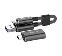 PhotoFast &apos quot;Memories Cable Gen3, ultimatives USB 3.1 su Lightning Cavo di Ricarica con USB C Adattatore Nero 128GB MemoriesCable