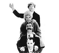 Photography Black White Harpo Groucho Marx Brothers Art Print Poster Wall Decor 12X16 Inch